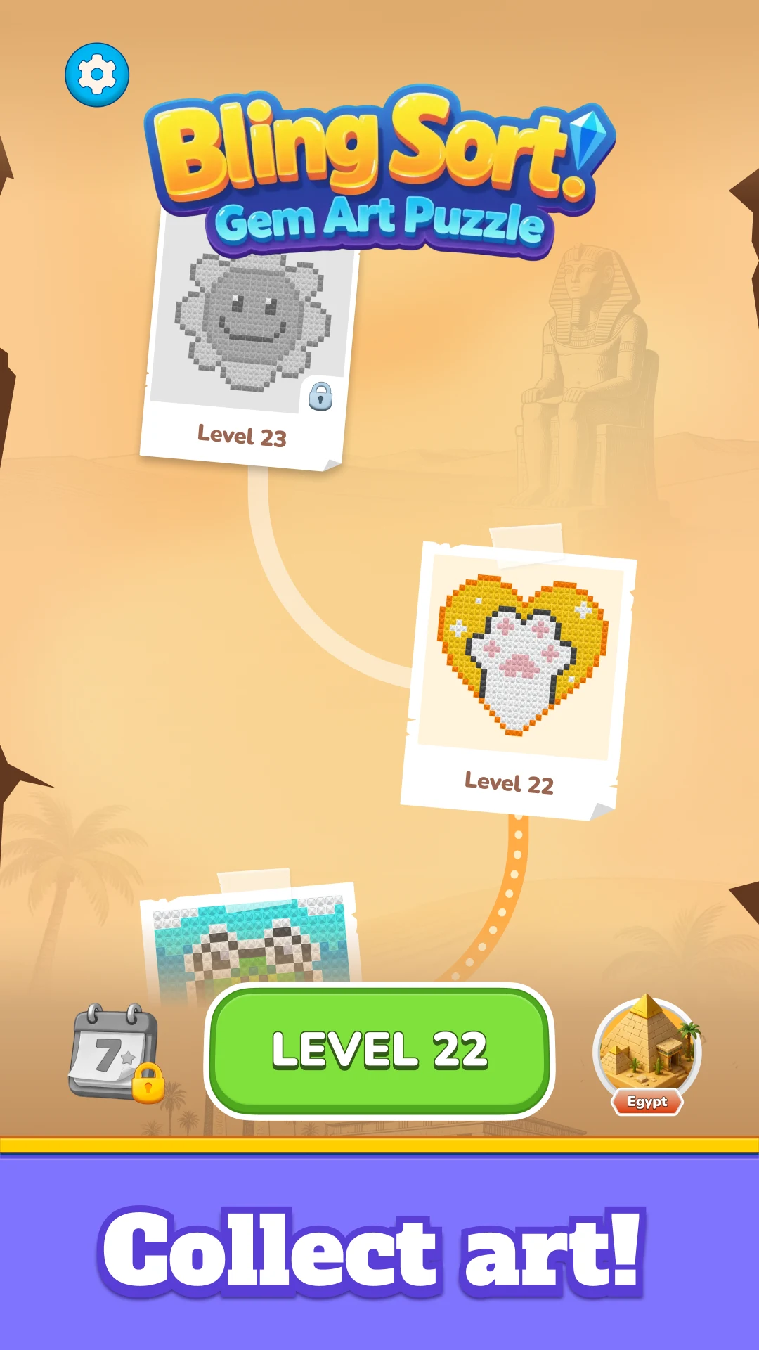 Bling Sort: Gem Art Puzzle screenshot